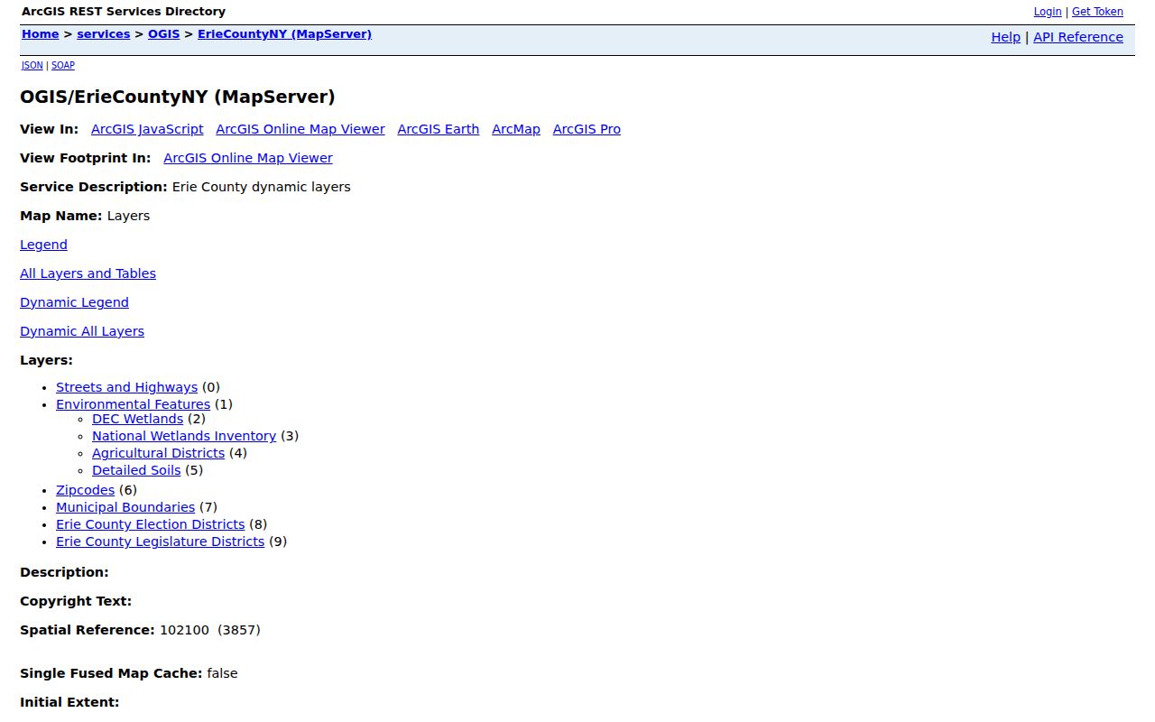 Amherst ZIP code directory Erie County GIS map service